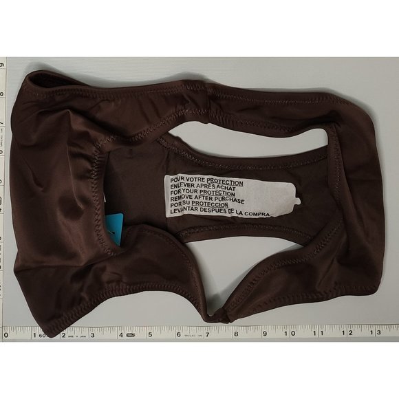 NWT California Waves Brown High Cut bikini bottom - Picture 6 of 7